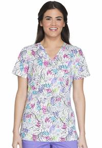 Top by Cherokee Uniforms, Style: CK620-PLDL