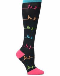 Compression Socks Black W by Sofft Shoe (Nursemates), Style: 883757W-MULTI