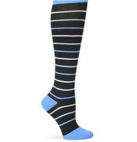 Compression Socks Pinstri by Sofft Shoe (Nursemates), Style: 883747-BLACK